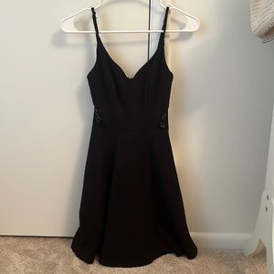 B Darlin Black Lace Short Dress